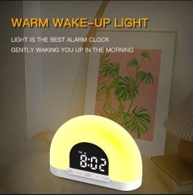 Wholesale New Popular Snooze Function Sunrise Wake Up Light Alarm Clock Led Sleep Ligh