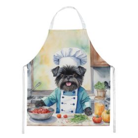 Affenpinscher The Chef Apron Cooking Kitchen Server Baking Crafts Gardening for Adult Women Men, Unisex, Large, Multicolor