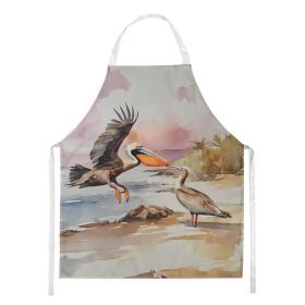 Pelican Apron Cooking Kitchen Server Baking Crafts Gardening for Adult Women Men, Unisex, Large, Multicolor