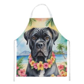 Cane Corso Luau Apron Cooking Kitchen Server Baking Crafts Gardening for Adult Women Men, Unisex, Large, Multicolor