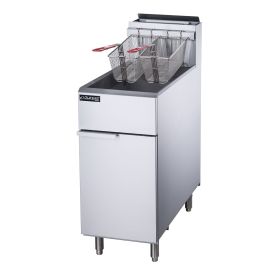 Capacity LPG Commercial Fryer With Three Tube Burner