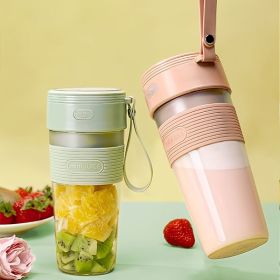 USB Juicer Squeezer With Handle Lemon Squeezer For Orange Squeezer; Portable Design; Easy Clean New Package (Color: pink)