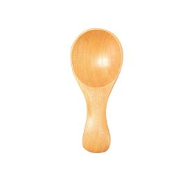 4/10/20Pcs Small Mini Natural Wooden Spoon Short Handle Spoon Kitchen Spice Condiment Spoon Sugar Tea Coffee Honey Scoop Gadgets (Color: Natural Wood Color, size: 20PCS)