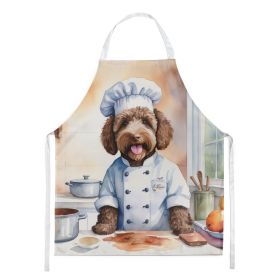 Labradoodle The Chef Apron Cooking Kitchen Server Baking Crafts Gardening for Adult Women Men, Unisex, Large, Multicolor (Default: Default)